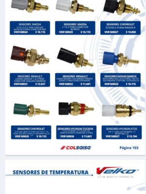 SENSORES DE TEMPERATURA